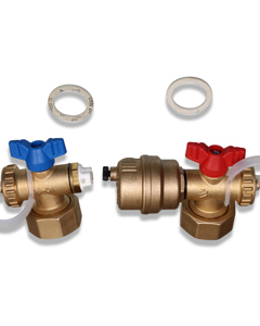 Quick vent valve with end piece set Quattro